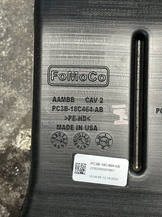 2024 FORD F250 F350 DIESEL UNDER DRIVER SEAT AIR FLOW DUCT TUBE OEM PC3B 18C464