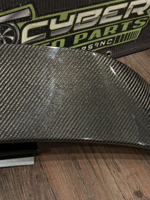 2012 AUDI R8 AFTER MARKET CARBON FIBER DECK SPOILER WING ASSEMBLY OEM *READ*