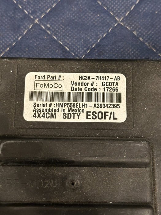 2017-2019 FORD F250 F350 TRANSFER CASE CONTROL MODULE OEM HC3A-7H417-AB
