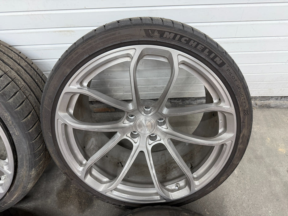 2024 BMW M3 G80 M4 G82 G8X BC FORGED WHEELS RIMS TIRES 5X112 *DAMAGE*