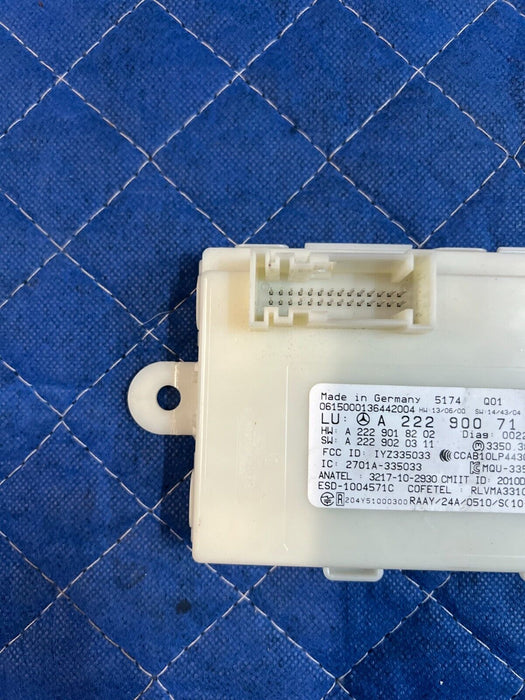 2015 MERCEDES-BENZ C63S AMG OEM KEYLESS MULTIFUNCTION CONTROL MODULE 2229007111