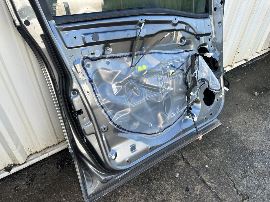 2016 Nissan Titan XD Crew Cab FRONT LEFT DOOR SHELL GUN METALLIC (KAD) OEM