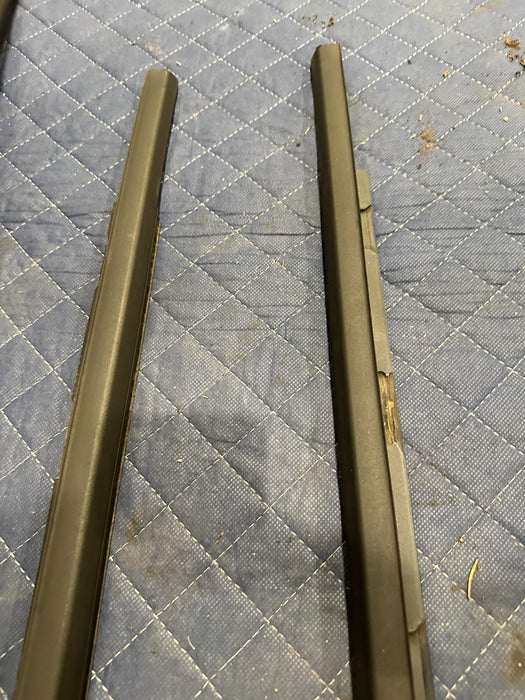 2019 FORD F150 3.5L RAPTOR FRONT REAR WINDOW BELT TRIM MOLDING SET OEM