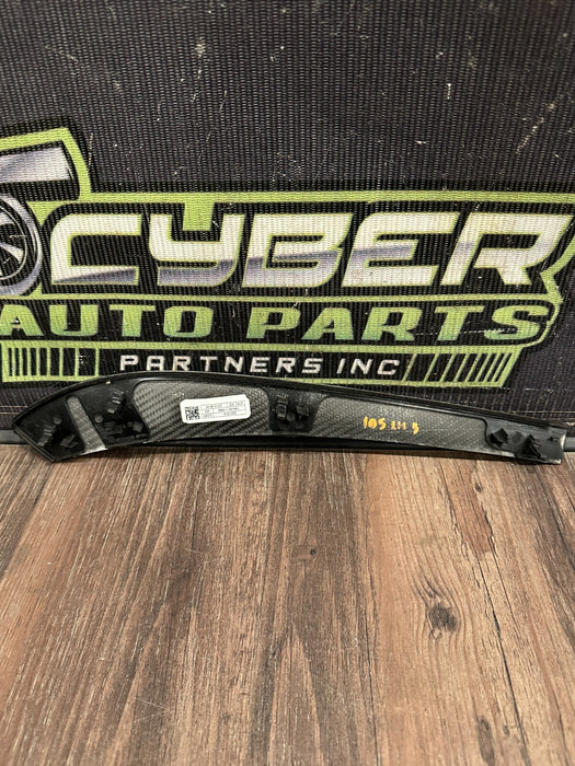 2021 AUDI R8 DASHBOARD LEFT CARBON FIBER TRIM OEM 4S1857212 *HEAT FLAWS 2-3*