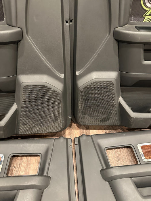 2012 DODGE RAM 3500 MEGA CAB FRONT REAR LEFT RIGHT DOOR PANEL SET OF 4 ~READ~
