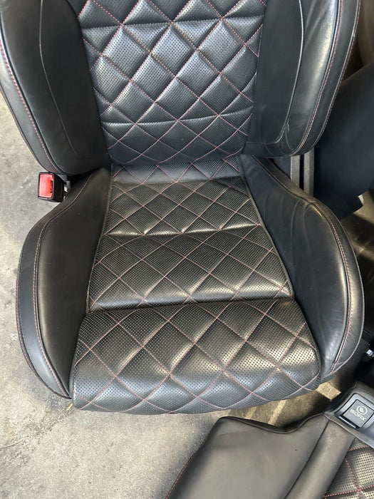 2015 MERCEDES C63S AMG EDITION 1 SEDAN W205 REAR SEATS DIAMOND STITCH OEM