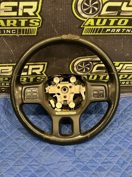 2015 DODGE RAM 2500 STEERING WHEEL HEATED OEM *WEAR 1,3,4,5*