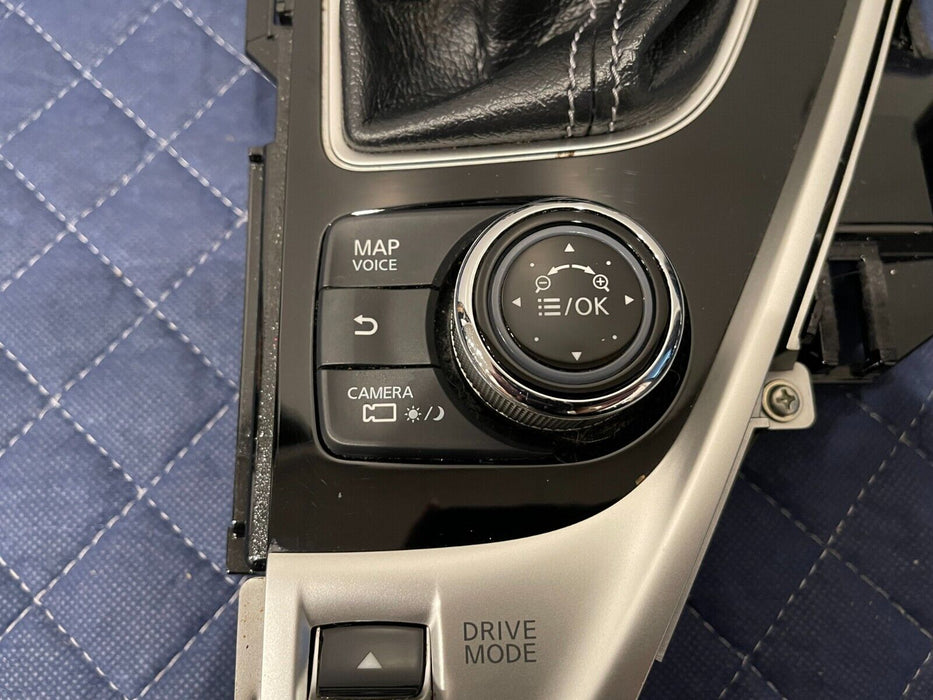 2017 INFINITI Q50 RED SPORT CENTER CONSOLE SHIFTER BEZEL TRIM OEM