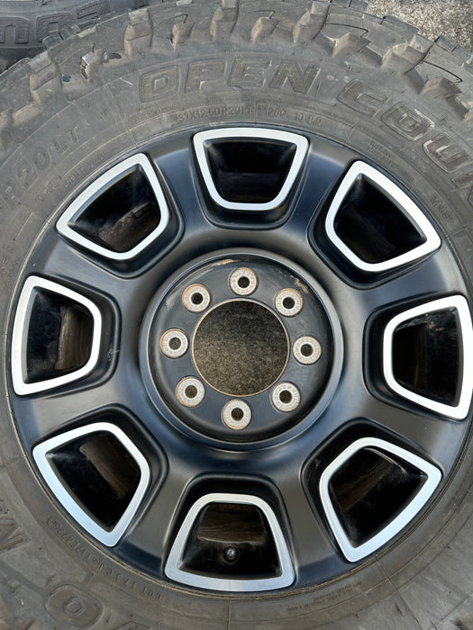 2024 FORD F250 F350 PLATINUM FACTORY WHEELS RIMS SET 20X8 20" PC3C 1007 HA OEM