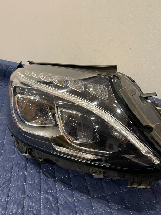 2017 MERCEDES BENZ C63 AMG PASSENGER RIGHT LED INTELLIGENT LIGHT HEADLIGHT OEM