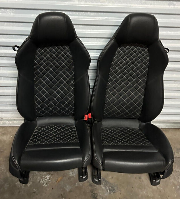 2017 2018 AUDI R8 PLUS SYPDER OEM GENUINE DIAMOND STITCHED SPORT SEATS
