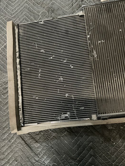 2018 MCLAREN 720S REAR DRIVER RADIATOR W/CONDENSER 11L0359CP.02 OEM~DAMAGE~