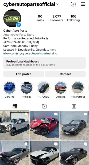 2017-2022 FORD F250 F350 F450 REAR DRIVER DOOR PEARL WHITE (PAINT CODE:UG) OEM