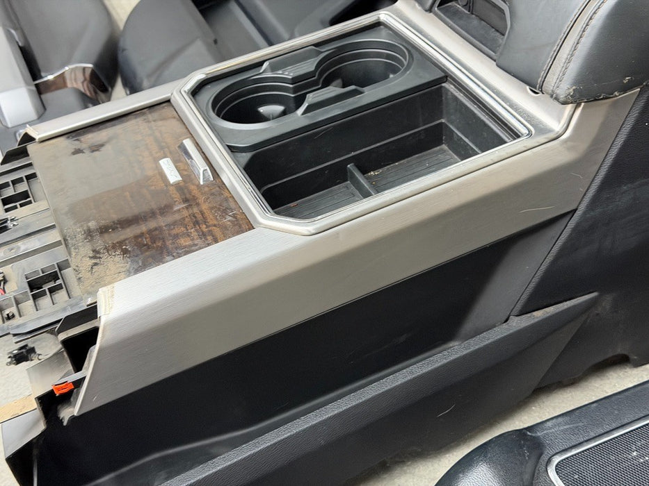 2017 2018 2019 FORD F250 F350 F450 PLATINUM INTERIOR SEATS CENTER CONSOLE PANELS