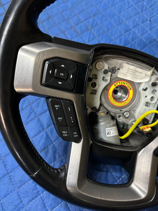 2019 FORD F350 F450 PLATINUM STEERING WHEEL ADAPTIVE CRUISE AND STEERING~READ~