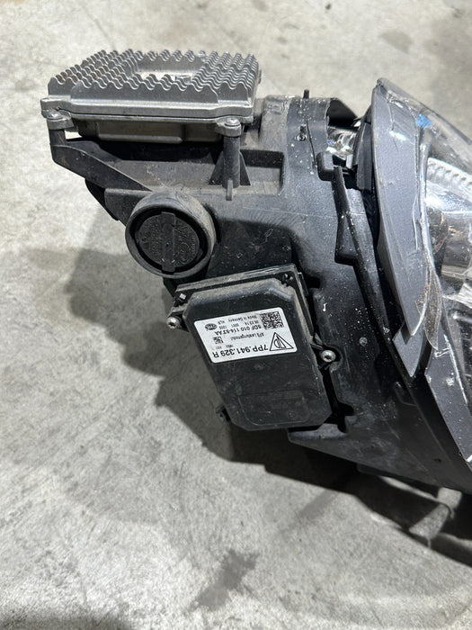 2014 PORSCHE 911 TURBO S PASSENGER RIGHT HEADLIGHT OEM *DAMAGED*