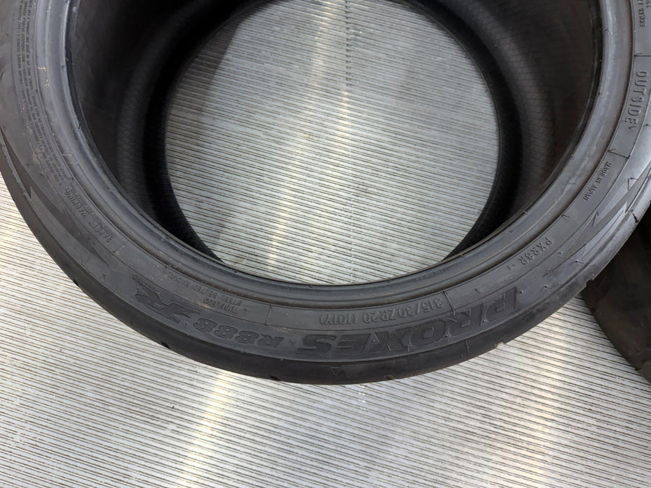 (2) TOYO PROXES R888R 315/30ZR20 TIRES AUDI R8 LAMBORGHINI HURACAN (USED)