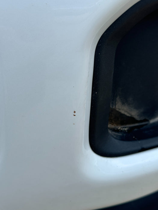 2023-2025 FORD F250 F350 FRONT BUMPER STAR WHITE (AZ) OEM *PAINT CHIPS 10,11*