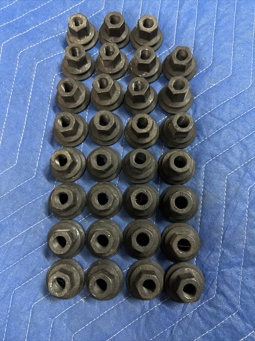 2017 DODGE RAM 3500 LARAMIE MEGA CAB DUALLY LUG NUTS SET (31PC) OEM 80K MILES