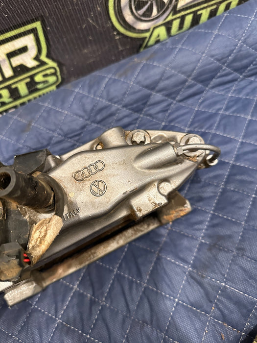 2014 AUDI R8 BREMBO REAR LEFT CARBON CERAMIC BRAKE CALIPER OEM *SCATCHES FLAW*