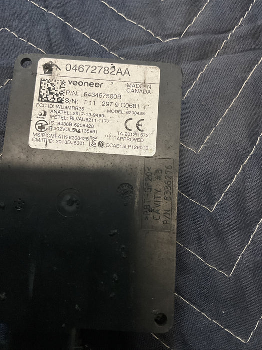 2019 Dodge Charger Hellcat RH Blind Spot Radar Sensor Unit Module OEM 04672782AA