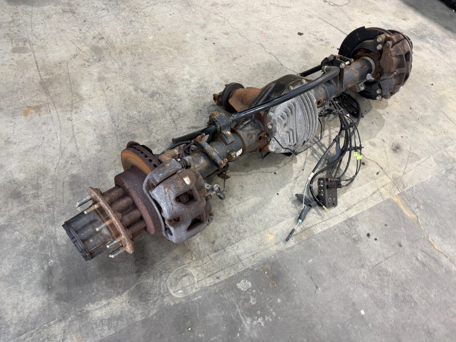 2017 - 2022 FORD F450 REAR AXLE 4.30 RATIO (4L) 42K MILES *DAMAGE TO HOUSING*