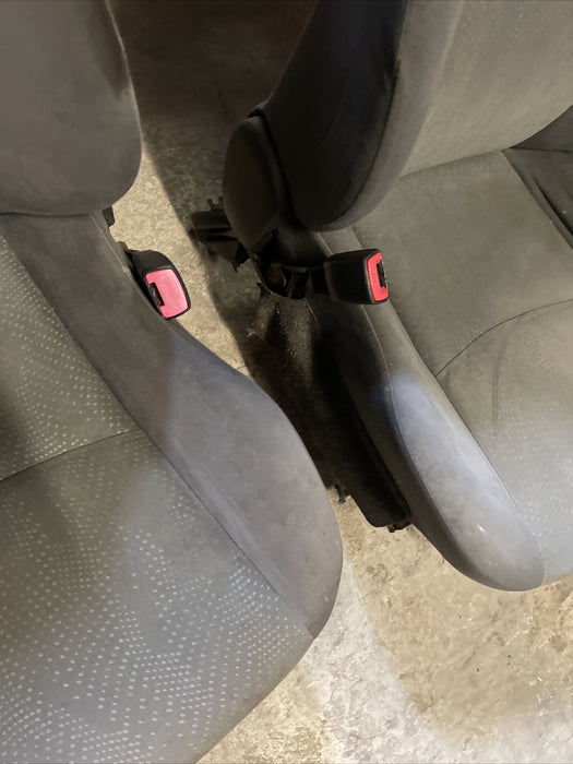 2014 TOYOTA PRIUS FRONT LH RH DRIVER PASSENGER CLOTH SEATS PAIR~COSMETIC WEAR~