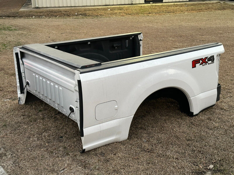 2017 2018 2019 FORD F250 F350 PLATINUM 6' 9" TRI-COAT METALLIC WHITE SHORT BED