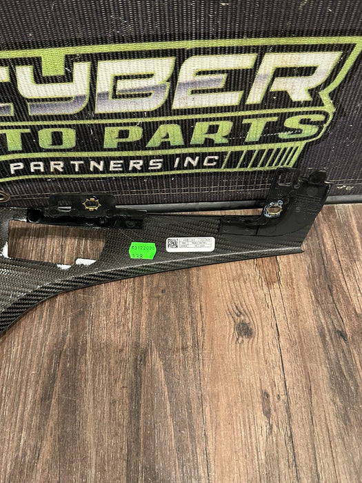 2021 AUDI R8 GAUGE CLUSTER LEFT RIGHT CARBON FIBER TRIM PAIR OEM *READ/SCUFFS*