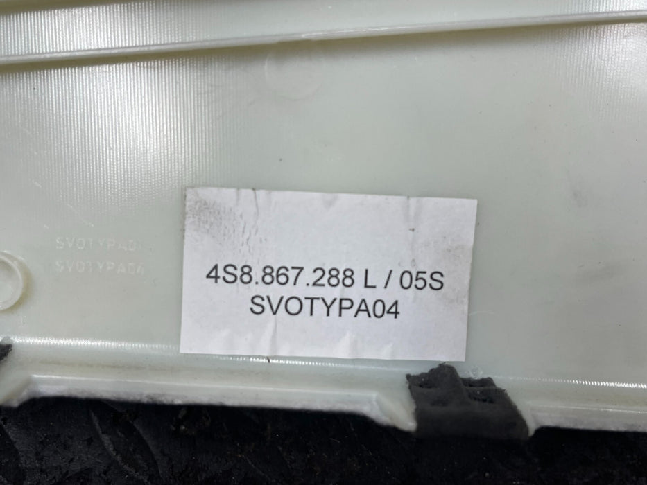 2017 AUDI R8 LINING OEM 4S8 867 288