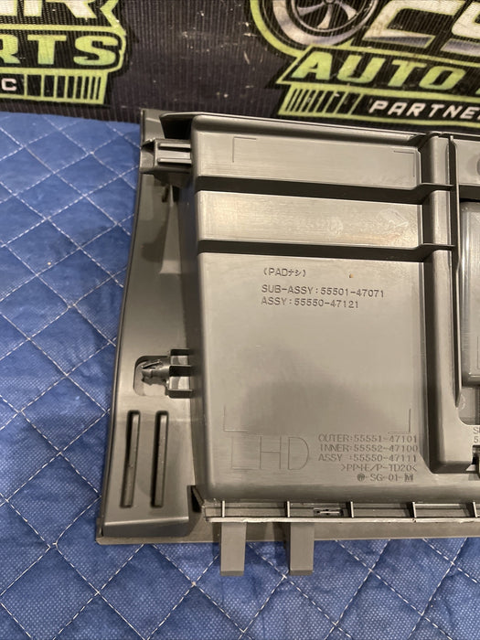 2014 TOYOTA PRIUS V STORAGE GLOVEBOX GLOVE BOX 55501-47071~MINOR WEARS~