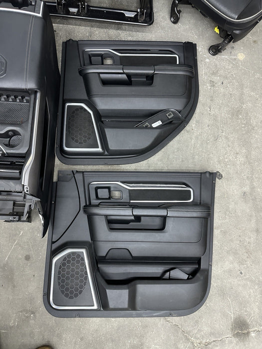 2021 RAM 2500 LARAMIE MEGA CAB INTERIOR FRONT REAT SEATS CENTER CONSOLE PANELS