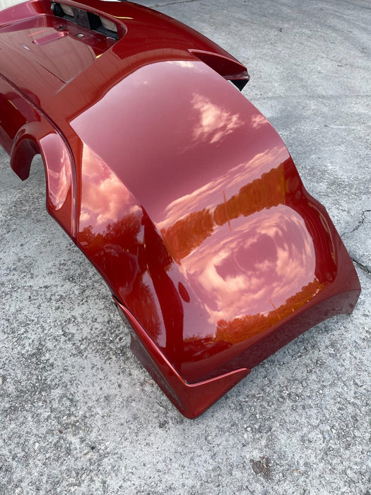 2009-2020 NISSAN 370Z REAR BUMPER COVER COMPLETE MAGMA RED OEM