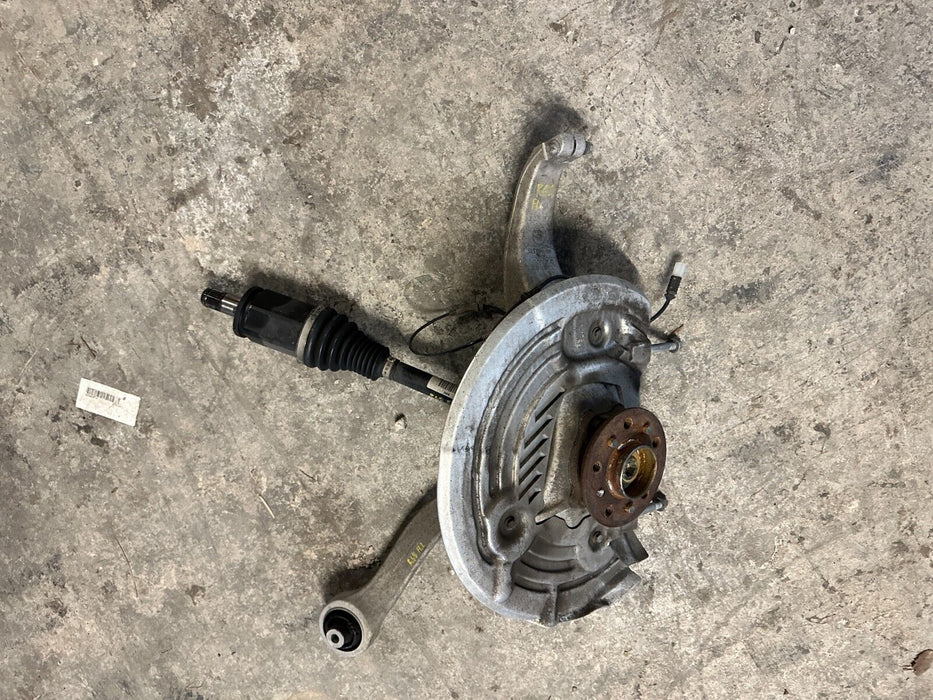 2020 BMW M8 F93 G16 OEM FRONT LEFT SPINDLE KNUCKLE SUSPENSION W/ AXLE SHAFT