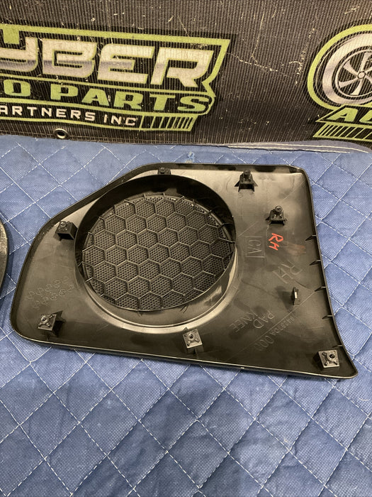 2013-2019 SUBARU BRZ/FRS/86LEFT RIGHT DOOR PANEL SPEAKER COVER PAIR OEM~WEARS~