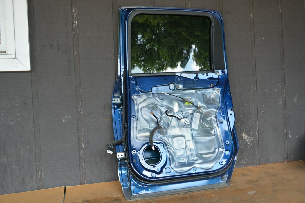 2016 NISSAN TITAN XD PLATINUM RESERVE REAR RIGHT DOOR BLUE / GUN METAL OEM