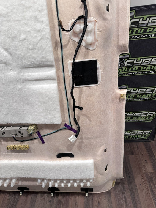 2017 NISSAN TITAN XD RESERVE TAN ROOF HEADLINER OEM