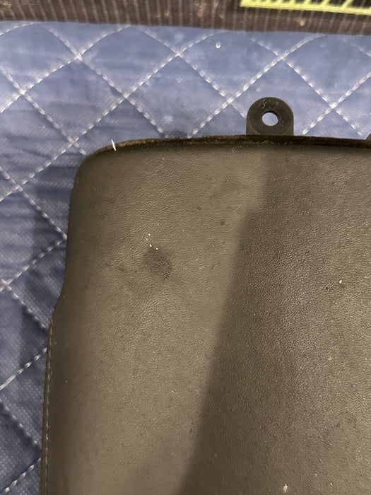 2014 AUDI R8 CENTER CONSOLE LEATHER STORAGE COMPARTMENT OEM 420 863 075 B ~FLAW~