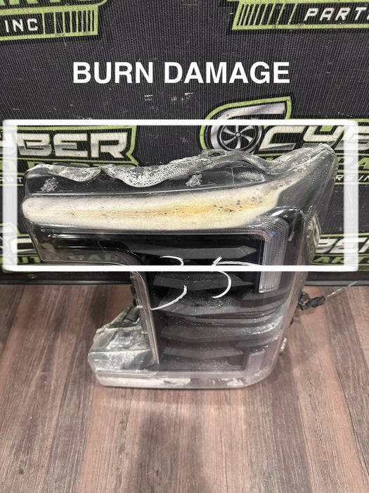 2017-2019 FORD F250 F350 F450 AFTERMARKET MORIMOTO LED LEFT HEADLIGHT OEM *BURNT