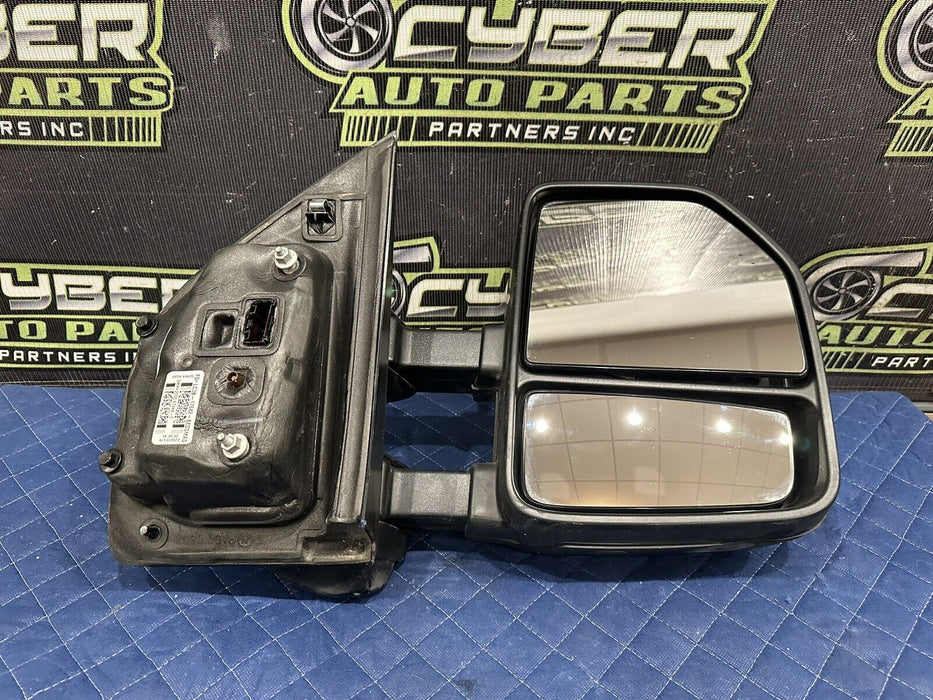 2017-2019 FORD F250 F350 F450 RIGHT PASSEMGER DOOR MIRROR FULLY LOADED ~DAMAGE~