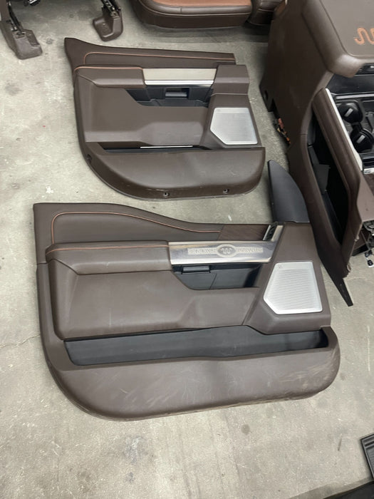 2023 2024 2025 FORD F250 F350 F450 KING RANCH INTERIOR SEATS CONSOLE DASHBOARD