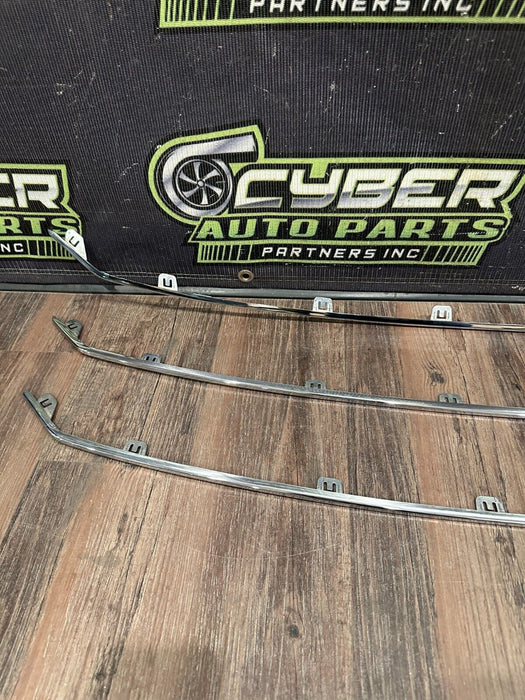 2017-19 FORD F250 F350 F450 LIMITED GRILLE TRIMS (3) OEM