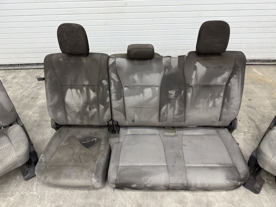 2020 FORD F250 F350 F450 XLT FRONT REAR SEATS CLOTH OEM *COSMETIC*