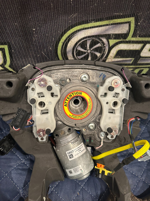 2018 FORD F250 KING RANCH STEERING WHEEL ASSEMBLY OEM ~ADAPTIVE FAULT~ 2017 2018