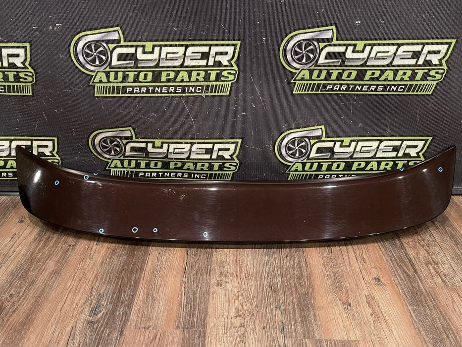 2011 NISSAN 370Z PURPLE REAR TRUNK SPOILER WING OEM (NAG) *PAINT CHIPS* -READ!-