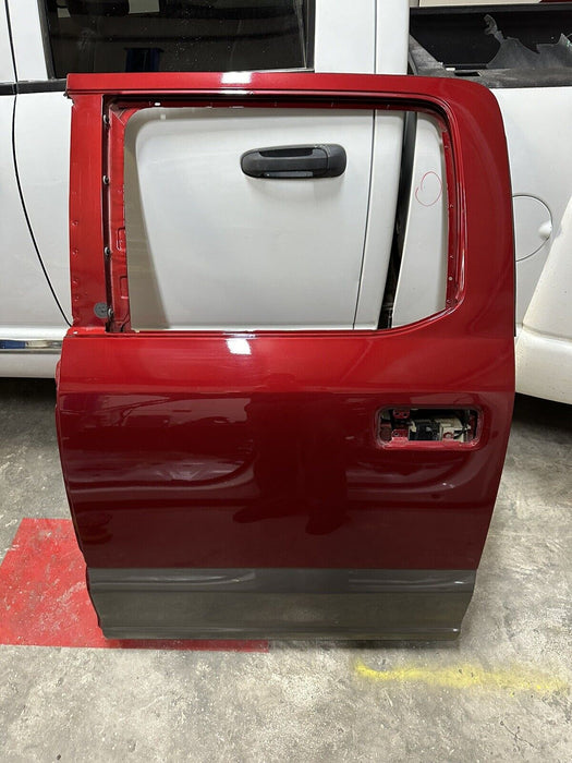 2017-2022 FORD F250 F350 REAR LEFT DRIVE DOOR TWO-TONE RUBY RED, CARIBOU (RR,H5)