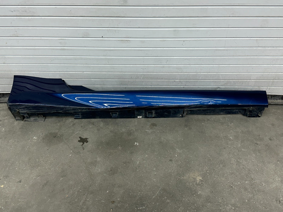2013 NISSAN 370Z SPORT CONVERTIBLE RIGHT SIDE SKIRT MIDNIGHT BLUE OEM *WEAR 4,6*