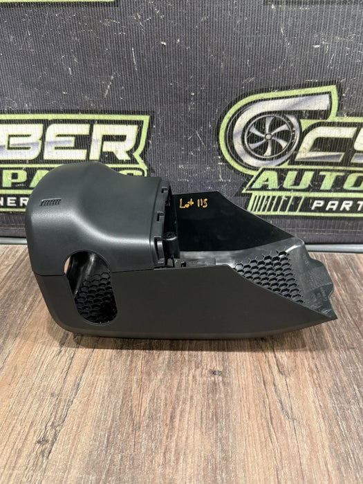 2014 PORSCHE 911 TURBO S 991 STEERING COLUMN COVER TRIM ASSEMBLY OEM