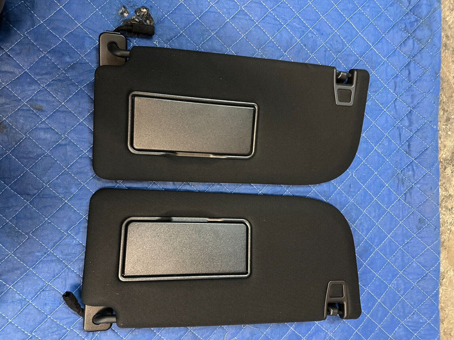 2022 FORD F250 F350 F450 PLATINUM LEFT & RIGHT BLACK OEM SUN VISORS