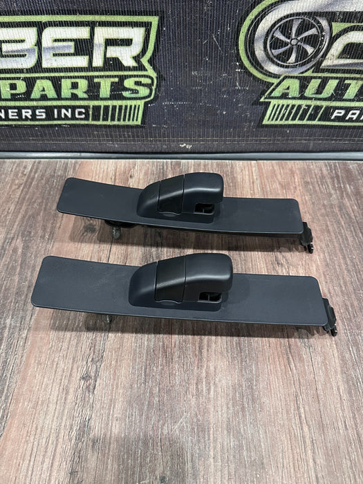 2017-19 FORD F250 F350 F450 PLATINUM LEFT RIGHT SEATBELT ADJUSTER BRACKETS OEM